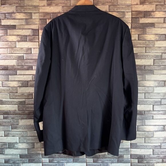 Elegant Navy Blur Men's Blazer by Palm Beach NWT 50XL - Picture 4 of 11